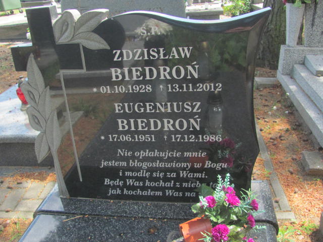 Eugeniusz Biedroń 1951 Bydgoszcz - Grobonet - Wyszukiwarka osób pochowanych