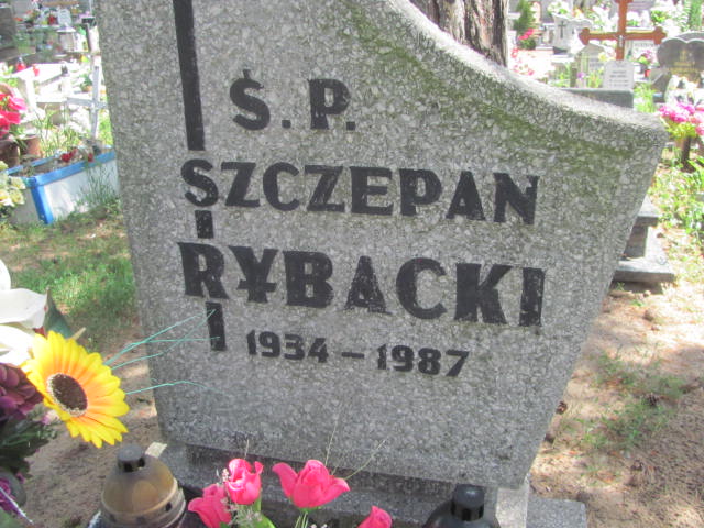 Szczepan Rybacki 1934 Bydgoszcz - Grobonet - Wyszukiwarka osób pochowanych