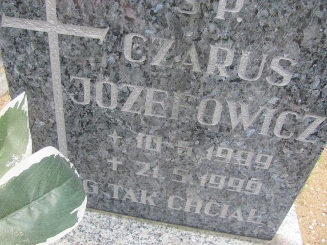 Cezary Józefowicz 1999 Bydgoszcz - Grobonet - Wyszukiwarka osób pochowanych