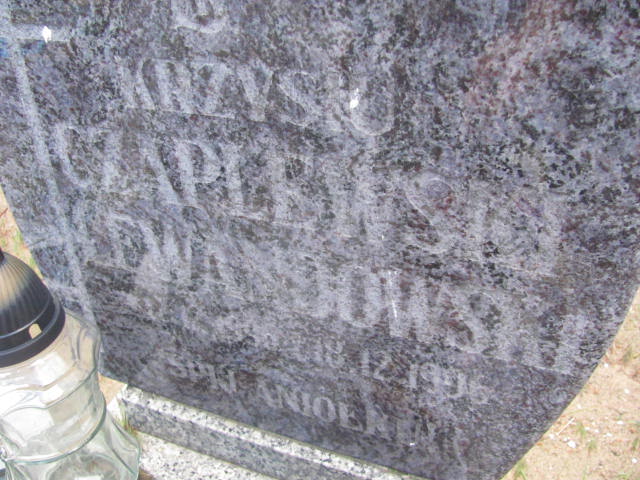 Krzysztof Czaplewski Lewandowski 1996 Bydgoszcz - Grobonet - Wyszukiwarka osób pochowanych