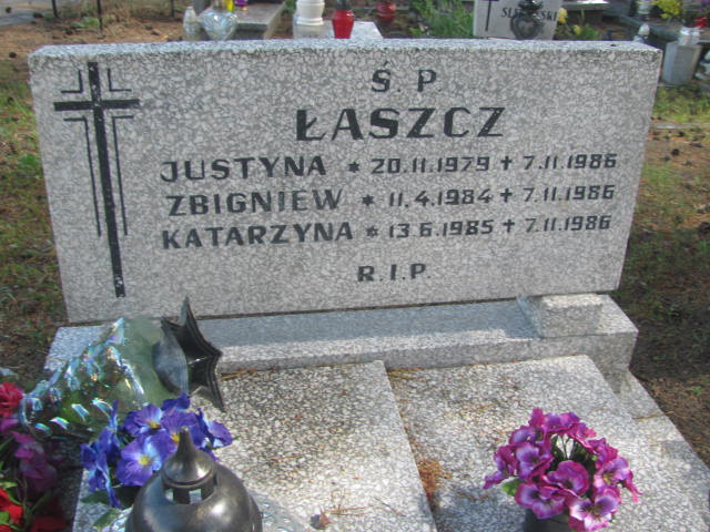 Katarzyna Łaszcz 1985 Bydgoszcz - Grobonet - Wyszukiwarka osób pochowanych