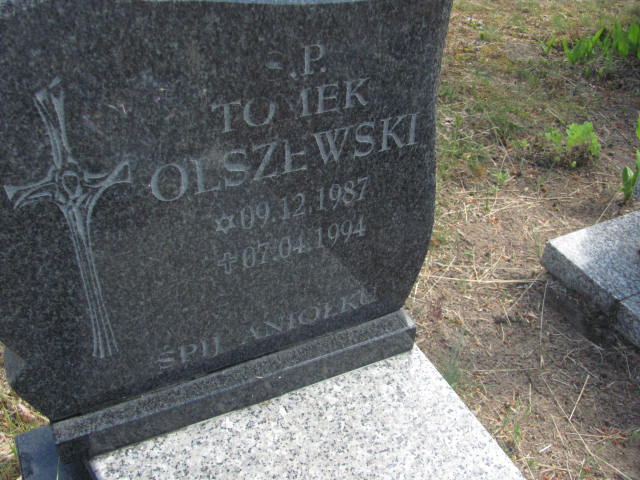 Tomasz Olszewski 1987 Bydgoszcz - Grobonet - Wyszukiwarka osób pochowanych