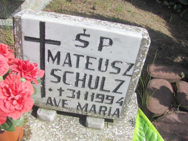 Mateusz Schulz 1994 Bydgoszcz - Grobonet - Wyszukiwarka osób pochowanych