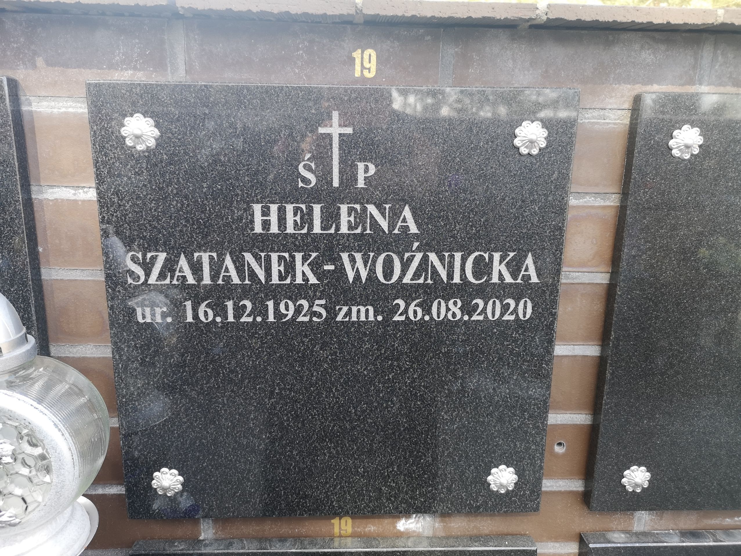 Helena SZATANEK 1925 Bydgoszcz - Grobonet - Wyszukiwarka osób pochowanych