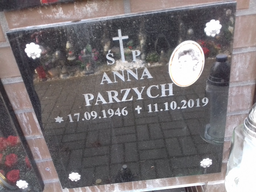 Anna Parzych  1946 Bydgoszcz - Grobonet - Wyszukiwarka osób pochowanych