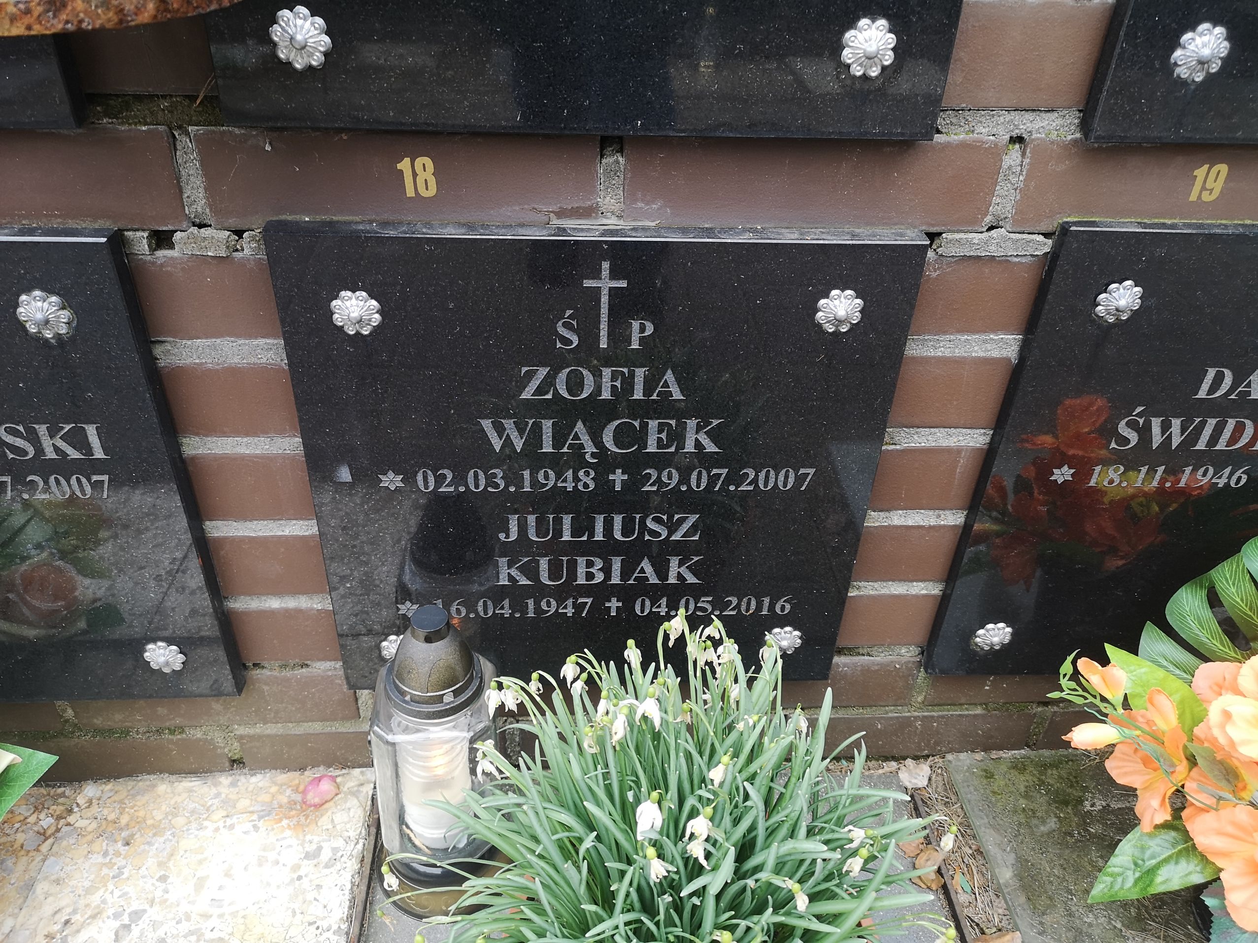 Zofia Wiącek 1948 Bydgoszcz - Grobonet - Wyszukiwarka osób pochowanych