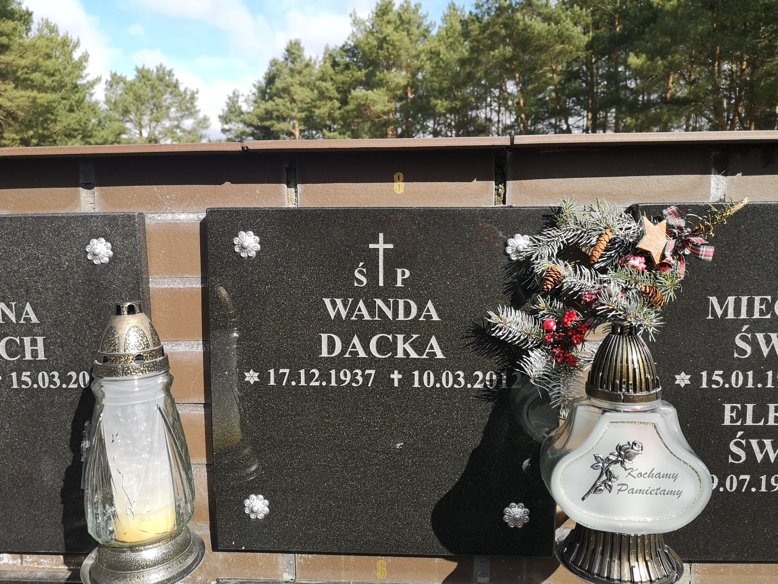 Wanda Dacka 1937 Bydgoszcz - Grobonet - Wyszukiwarka osób pochowanych