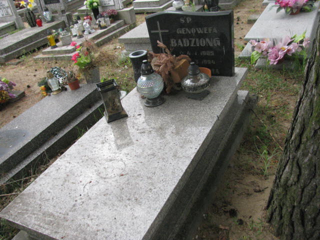 Grób Genowefa Badziong