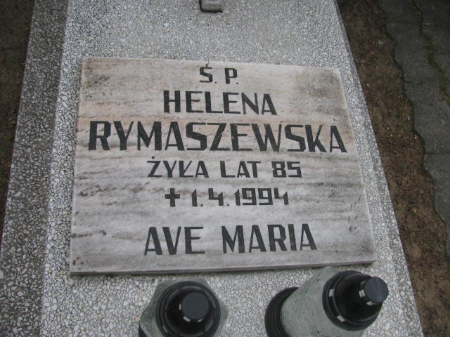 Helena Rymaszewska 1909 Bydgoszcz - Grobonet - Wyszukiwarka osób pochowanych