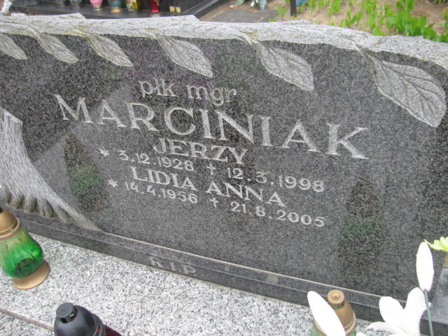 Lidia Marciniak 1956 Bydgoszcz - Grobonet - Wyszukiwarka osób pochowanych