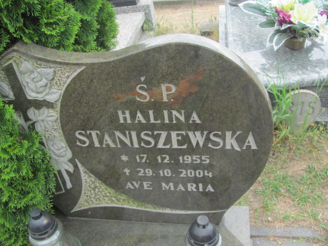 Halina Staniszewska 1955 Bydgoszcz - Grobonet - Wyszukiwarka osób pochowanych