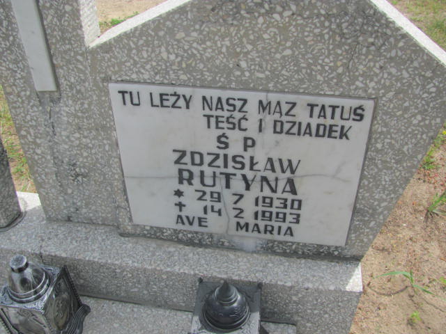 Zdzisław Rutyna 1930 Bydgoszcz - Grobonet - Wyszukiwarka osób pochowanych