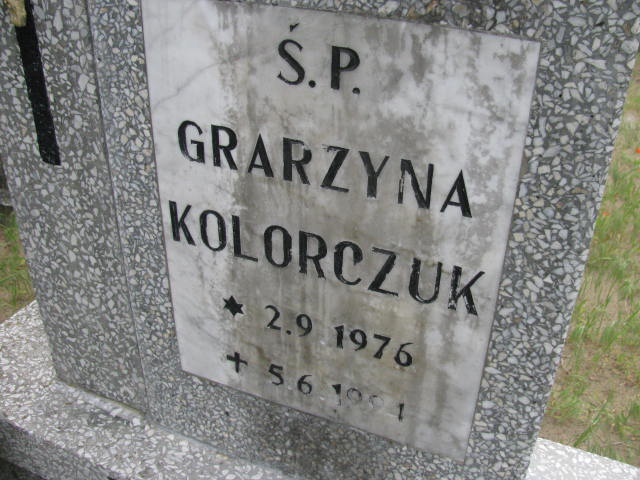 Grażyna Korolczuk 1976 Bydgoszcz - Grobonet - Wyszukiwarka osób pochowanych