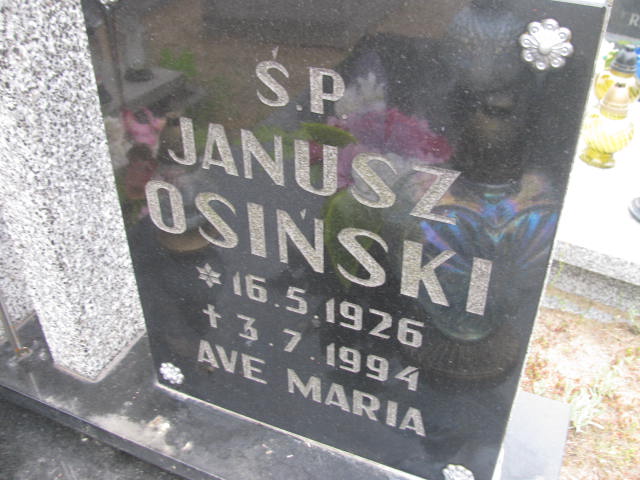 Janusz Osiński 1926 Bydgoszcz - Grobonet - Wyszukiwarka osób pochowanych
