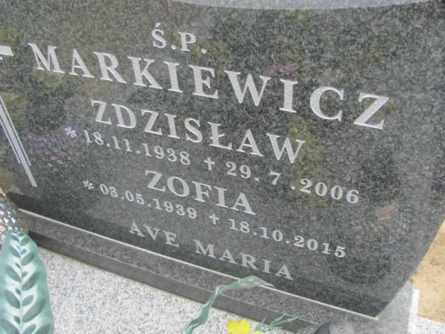 Zdzisław Markiewicz 1938 Bydgoszcz - Grobonet - Wyszukiwarka osób pochowanych