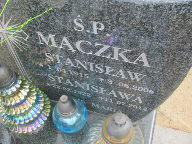 Stanisław Mączka 1915 Bydgoszcz - Grobonet - Wyszukiwarka osób pochowanych