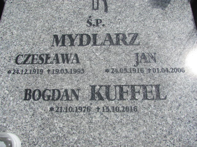 Jan Mydlarz 1916 Bydgoszcz - Grobonet - Wyszukiwarka osób pochowanych