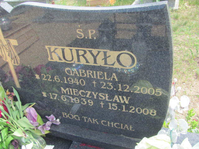 Gabriela Kuryło 1940 Bydgoszcz - Grobonet - Wyszukiwarka osób pochowanych