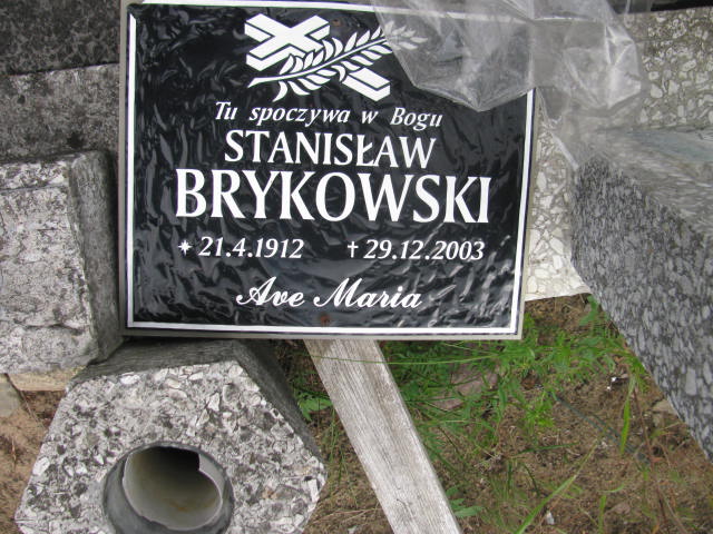 Stanisława Brykowska 1919 Bydgoszcz - Grobonet - Wyszukiwarka osób pochowanych