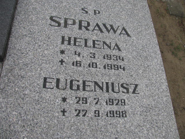 Eugeniusz Sprawa 1929 Bydgoszcz - Grobonet - Wyszukiwarka osób pochowanych