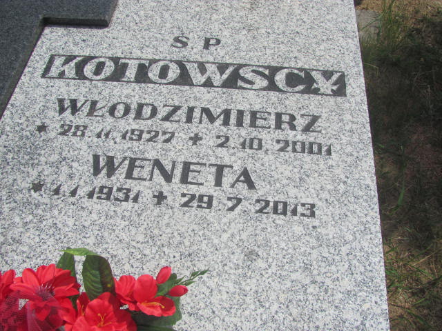 Weneta Kotowska 1931 Bydgoszcz - Grobonet - Wyszukiwarka osób pochowanych