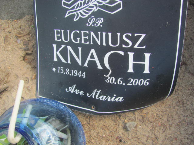Eugeniusz Knach 1944 Bydgoszcz - Grobonet - Wyszukiwarka osób pochowanych