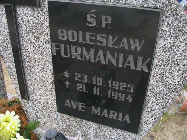 Bolesław Furmaniak 1925 Bydgoszcz - Grobonet - Wyszukiwarka osób pochowanych