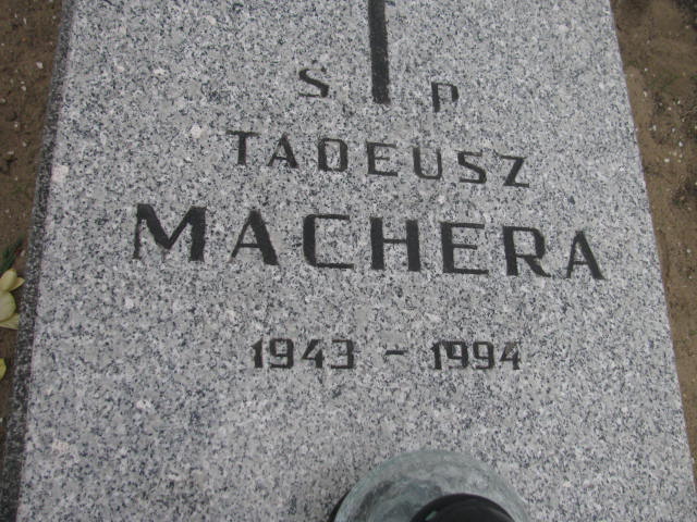 Tadeusz Machera 1943 Bydgoszcz - Grobonet - Wyszukiwarka osób pochowanych