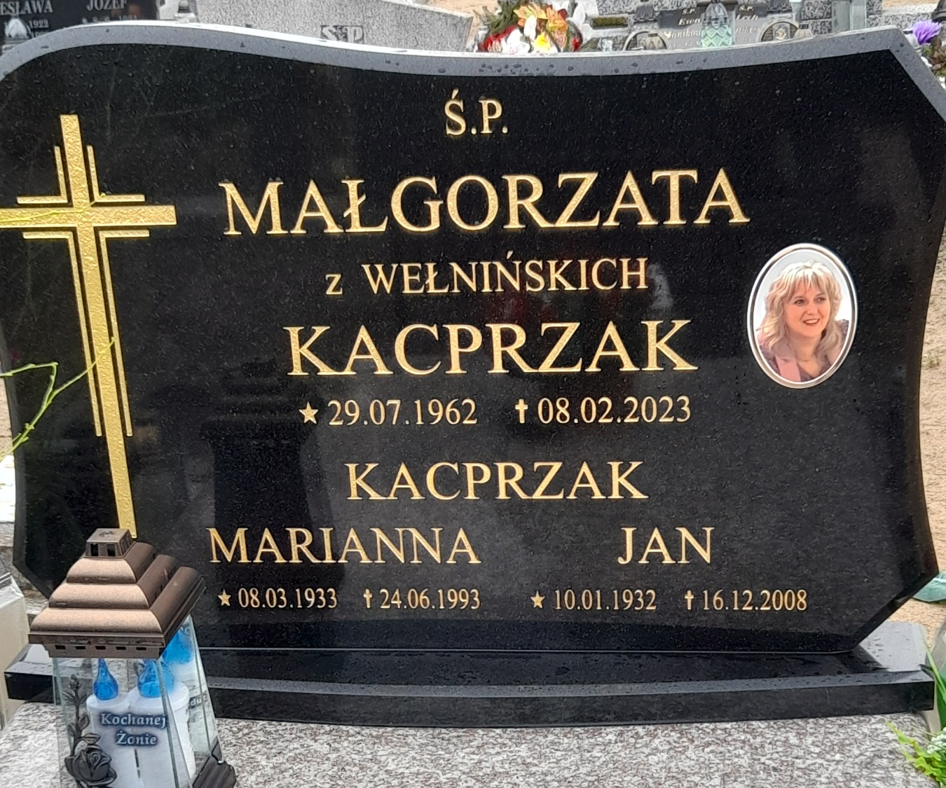Małgorzata Kacprzak 1962 Bydgoszcz - Grobonet - Wyszukiwarka osób pochowanych
