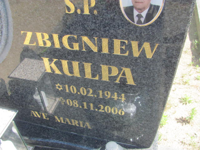 Zbigniew Kulpa 1944 Bydgoszcz - Grobonet - Wyszukiwarka osób pochowanych