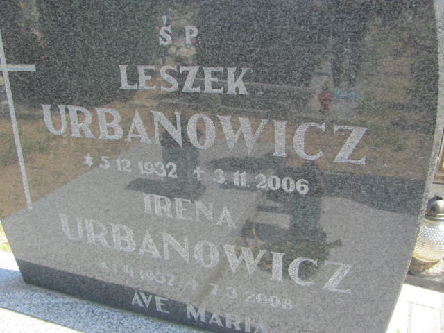 Irena Urbanowicz 1937 Bydgoszcz - Grobonet - Wyszukiwarka osób pochowanych