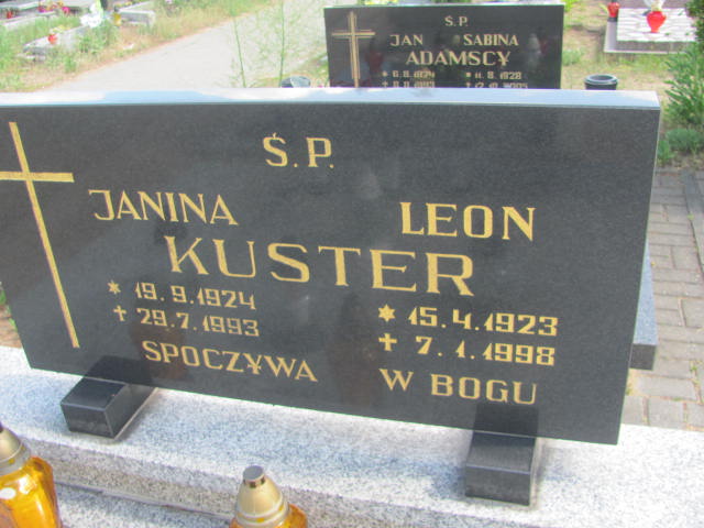 Janina Kuster 1924 Bydgoszcz - Grobonet - Wyszukiwarka osób pochowanych