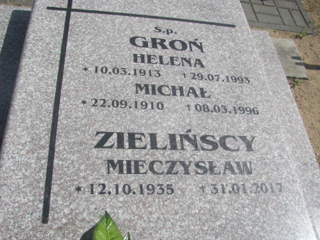 Helena Groń 1913 Bydgoszcz - Grobonet - Wyszukiwarka osób pochowanych