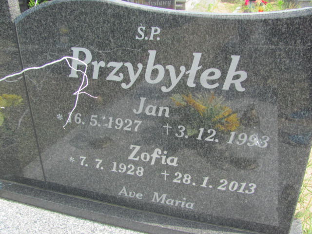 Jan Przybyłek 1927 Bydgoszcz - Grobonet - Wyszukiwarka osób pochowanych