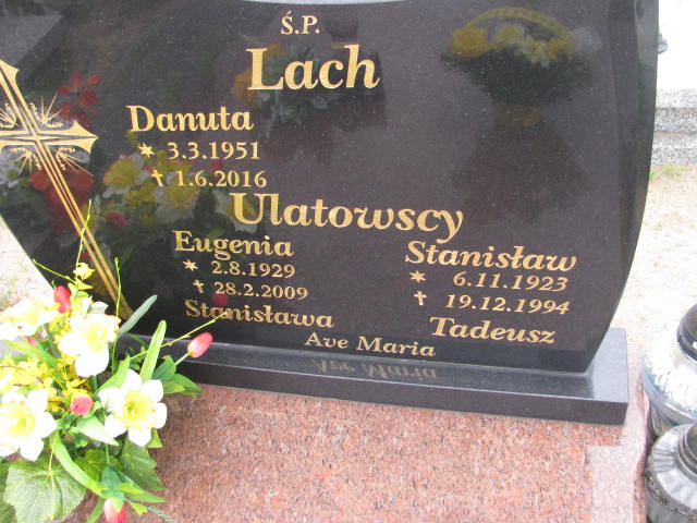 Danuta Lach 1951 Bydgoszcz - Grobonet - Wyszukiwarka osób pochowanych