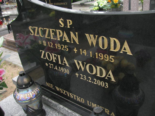 Zofia Woda 1930 Bydgoszcz - Grobonet - Wyszukiwarka osób pochowanych