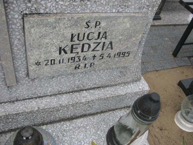 Łucja Kędzia 1934 Bydgoszcz - Grobonet - Wyszukiwarka osób pochowanych