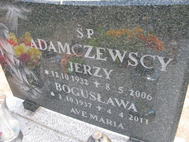 Bogusława Adamczewska 1937 Bydgoszcz - Grobonet - Wyszukiwarka osób pochowanych