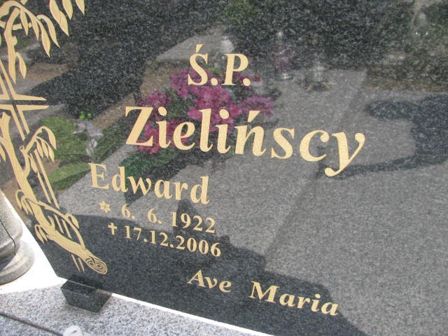 Edward Zieliński 1922 Bydgoszcz - Grobonet - Wyszukiwarka osób pochowanych