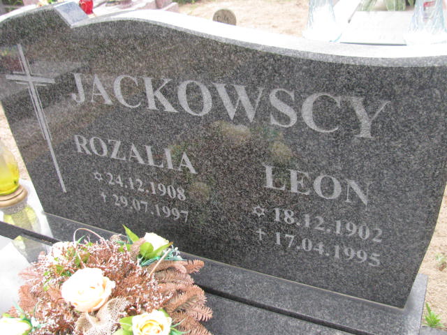 Rozalia Jackowska 1908 Bydgoszcz - Grobonet - Wyszukiwarka osób pochowanych