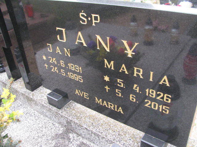 Maria Jany 1926 Bydgoszcz - Grobonet - Wyszukiwarka osób pochowanych