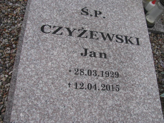 Jan Czyżewski 1929 Bydgoszcz - Grobonet - Wyszukiwarka osób pochowanych