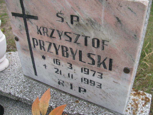 Krzysztof Przybylski 1973 Bydgoszcz - Grobonet - Wyszukiwarka osób pochowanych