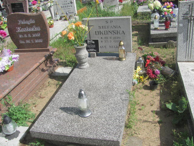 Grób Stefania Okońska