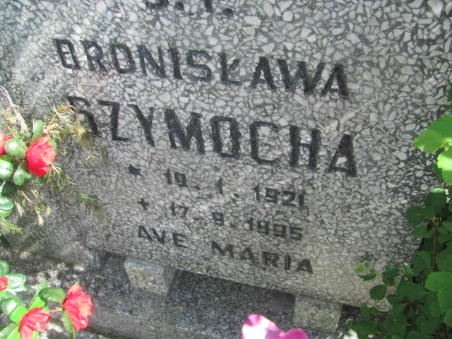 Bronisława Szymocha 1921 Bydgoszcz - Grobonet - Wyszukiwarka osób pochowanych