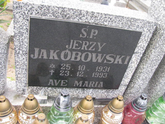 Jerzy Jakóbowski 1931 Bydgoszcz - Grobonet - Wyszukiwarka osób pochowanych