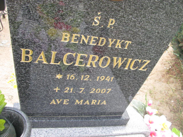 Benedykt Balcerowicz 1941 Bydgoszcz - Grobonet - Wyszukiwarka osób pochowanych
