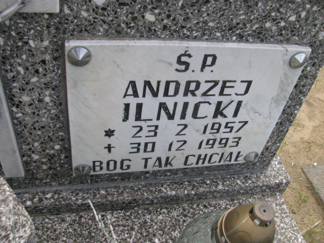 Andrzej Ilnicki 1957 Bydgoszcz - Grobonet - Wyszukiwarka osób pochowanych