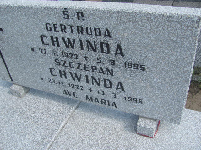 Szczepan Chwinda 1922 Bydgoszcz - Grobonet - Wyszukiwarka osób pochowanych