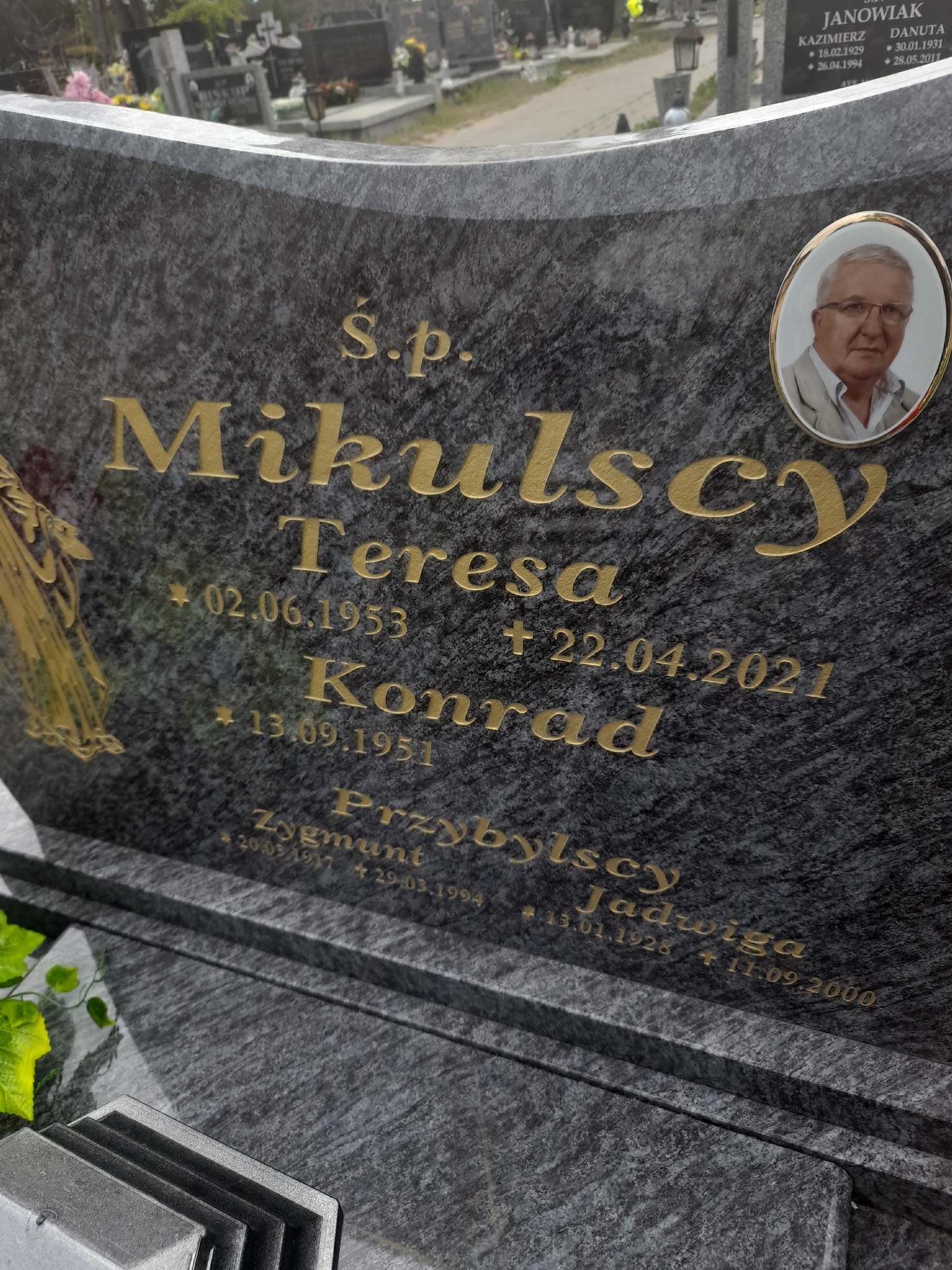 Grób Teresa Mikulska